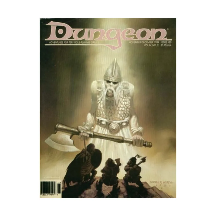 

Журнал #20 "4 AD&D Adventures", Dungeon Magazine #01 - #50