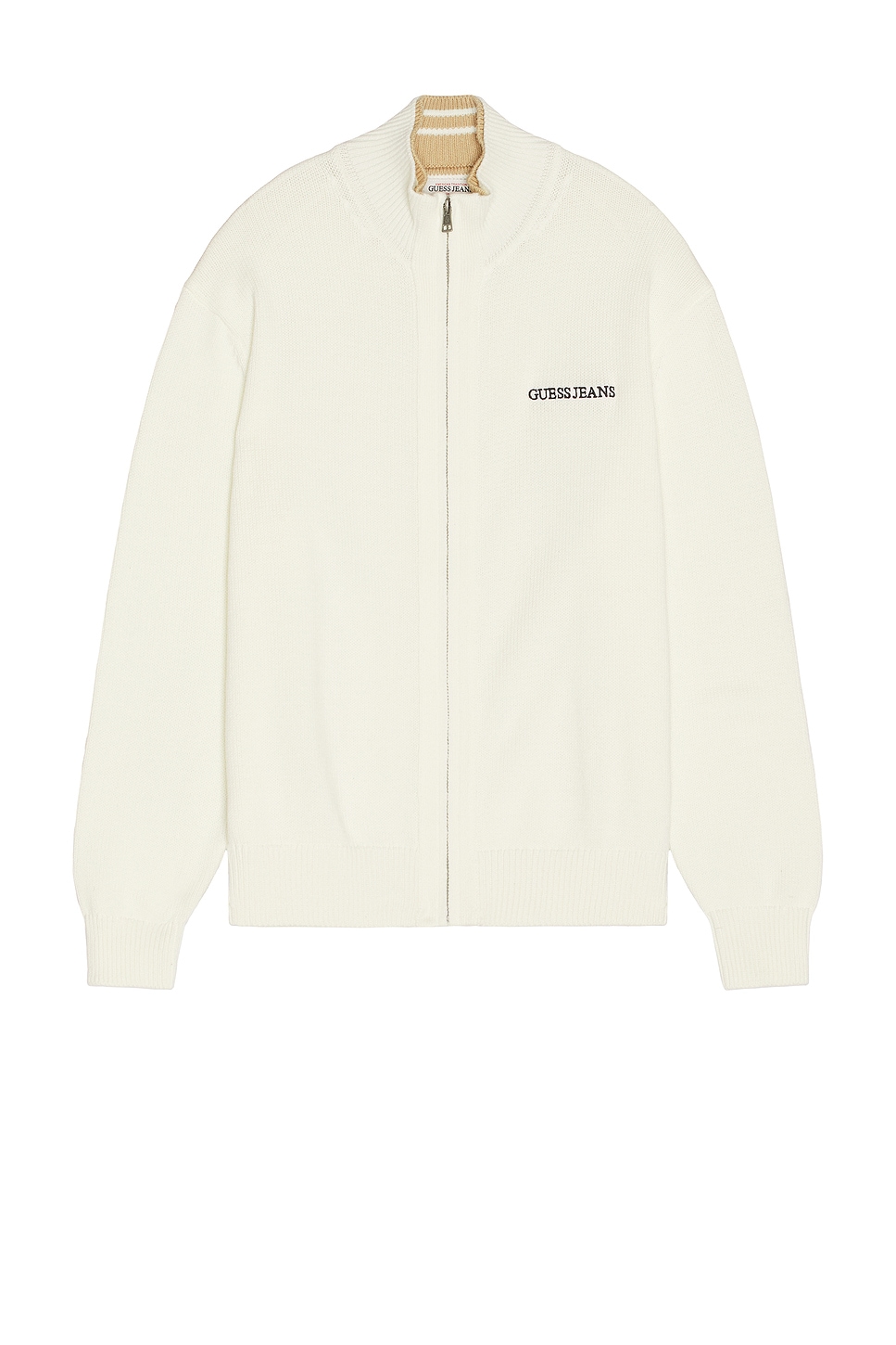 

Свитер на молнии Guess Jeans, warm white