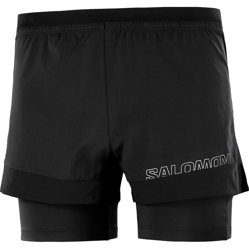 

Мужские шорты-кросс 2в1 Salomon, черный