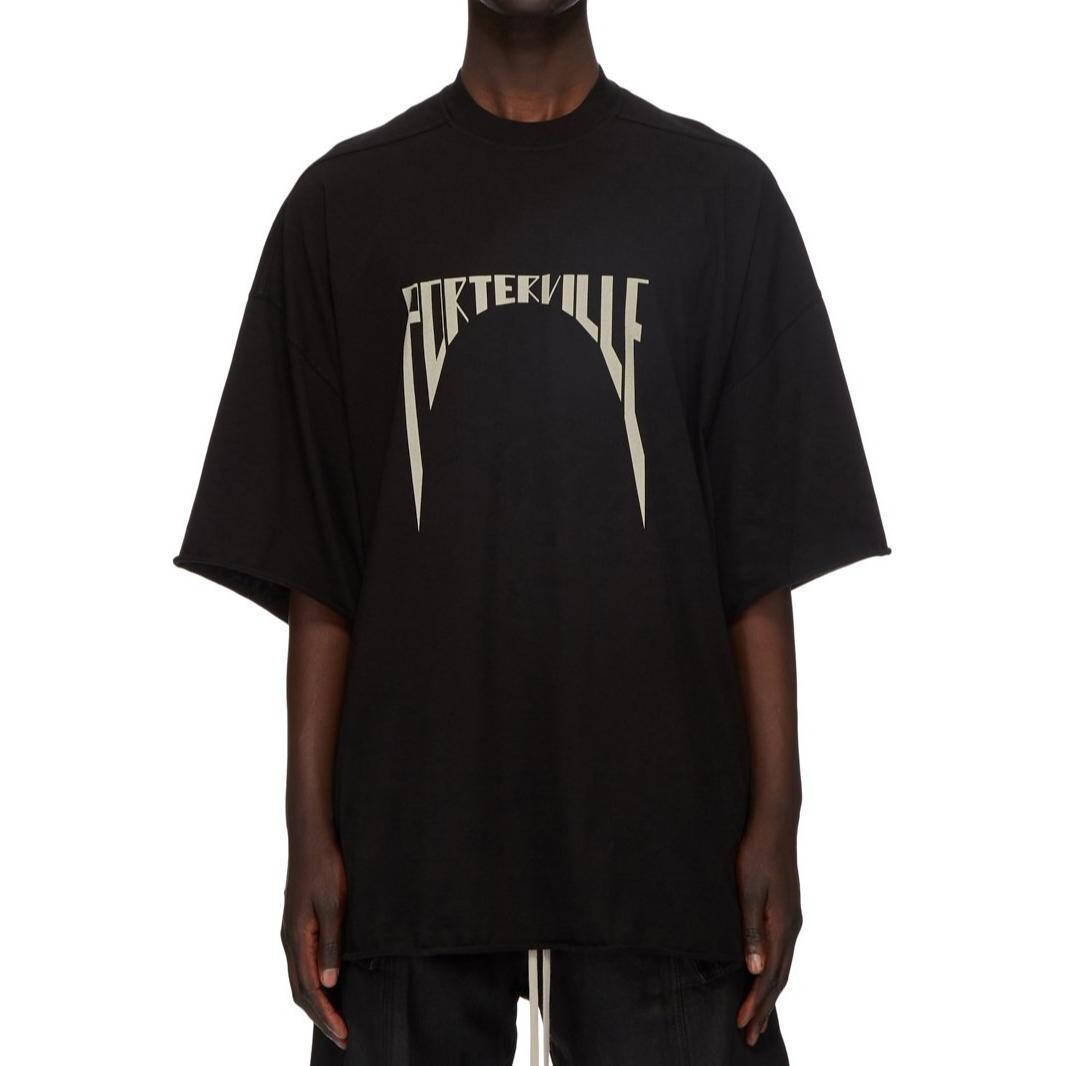 

Футболка мужская черная Rick Owens Drkshdw, черный