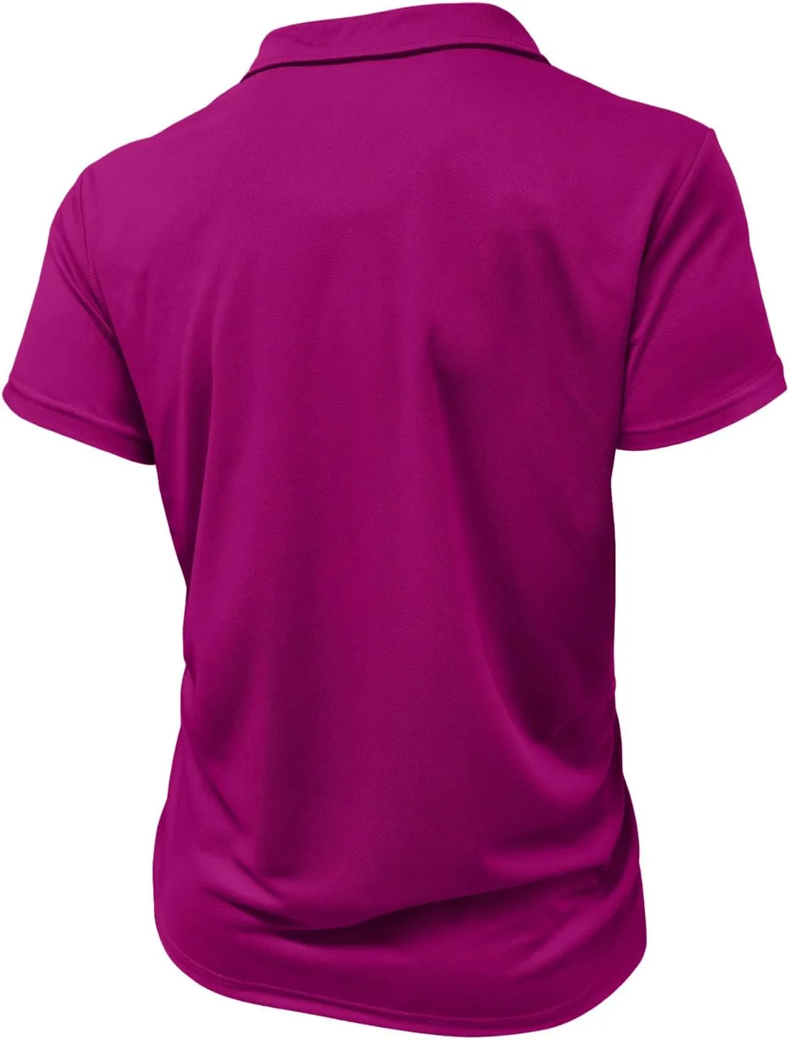 Мужская поло для гольфа с коротким рукавом и молнией на четверть, Slim Fit — фото 4