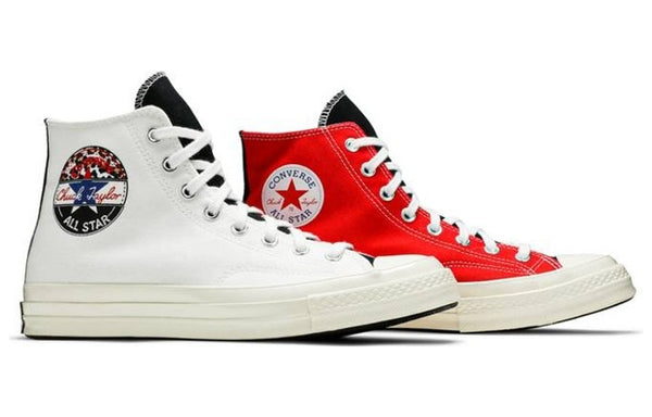 Кроссовки chuck 70 hi 'logo play - white rush blue' Converse, белый — фото 4