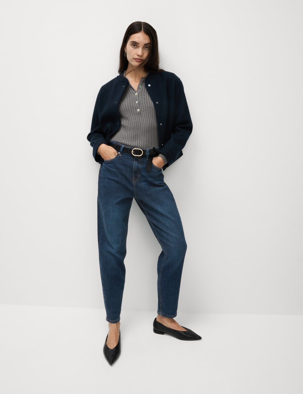 

Джинсы для мам Marks & Spencer, цвет Dark indigo mix