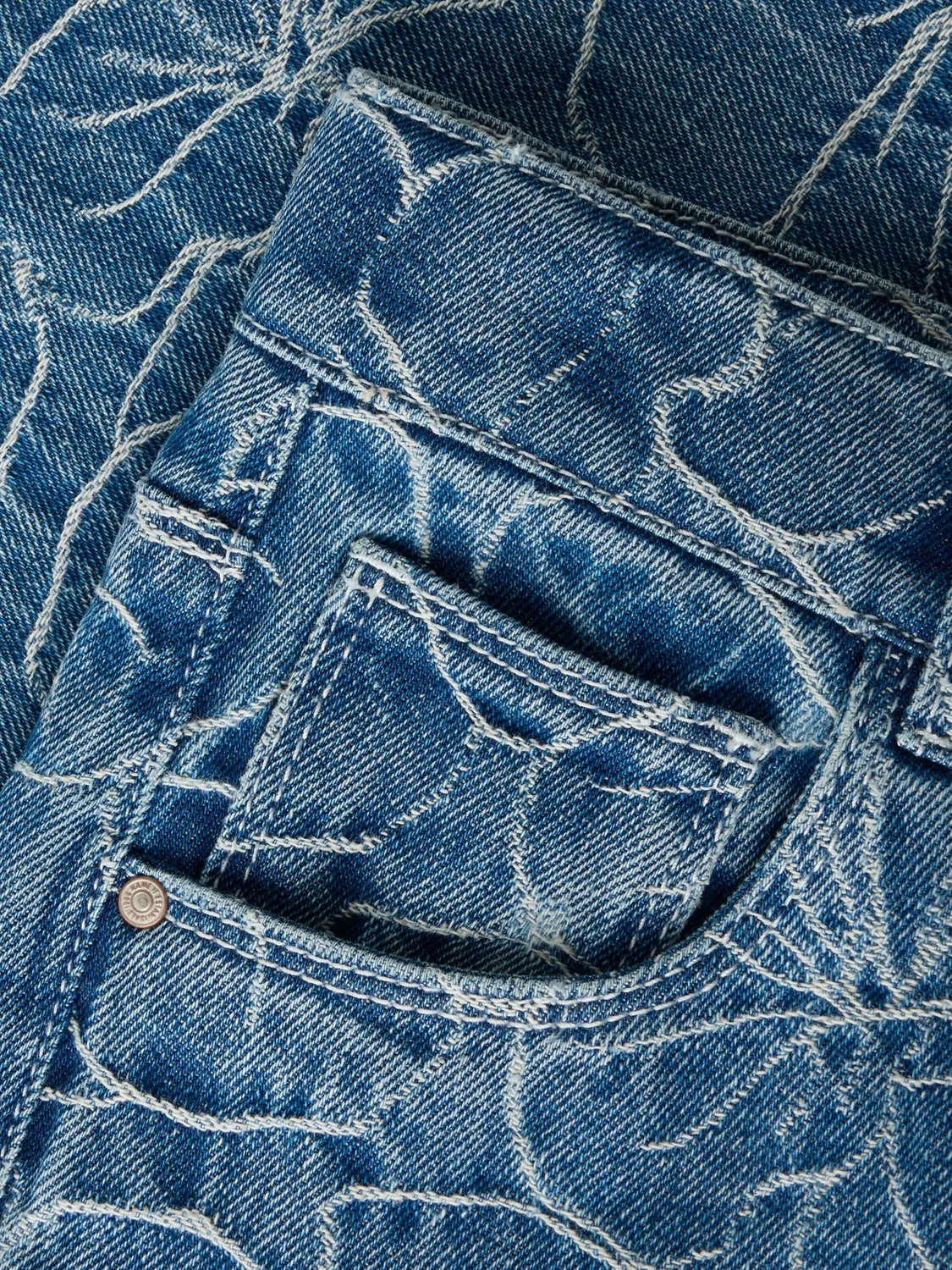 Джинсы с широкими штанинами Name It, Blue Denim — фото 4