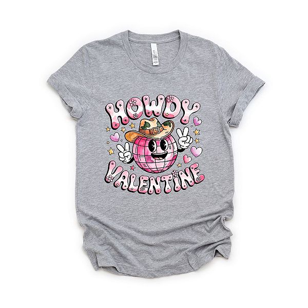 

Футболка с принтом Howdy Valentine Disco Ball Simply Sage Market, Heather Grey, Серый, Футболка с принтом Howdy Valentine Disco Ball Simply Sage Market, Heather Grey