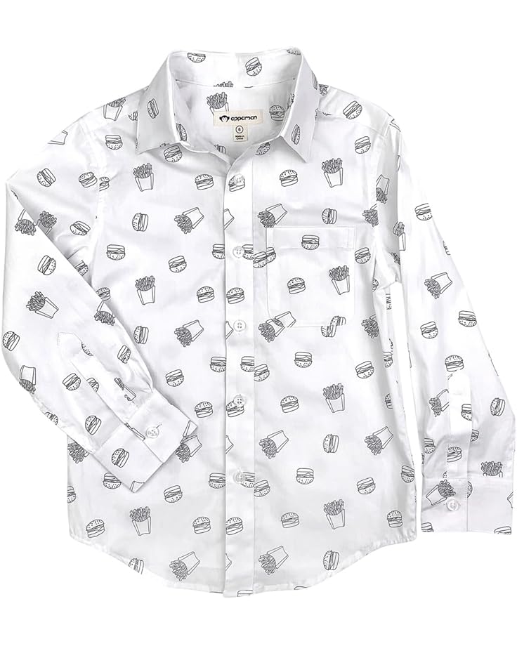 

Рубашка Appaman Kids Standard Dress Shirt, цвет Burgers/Fries
