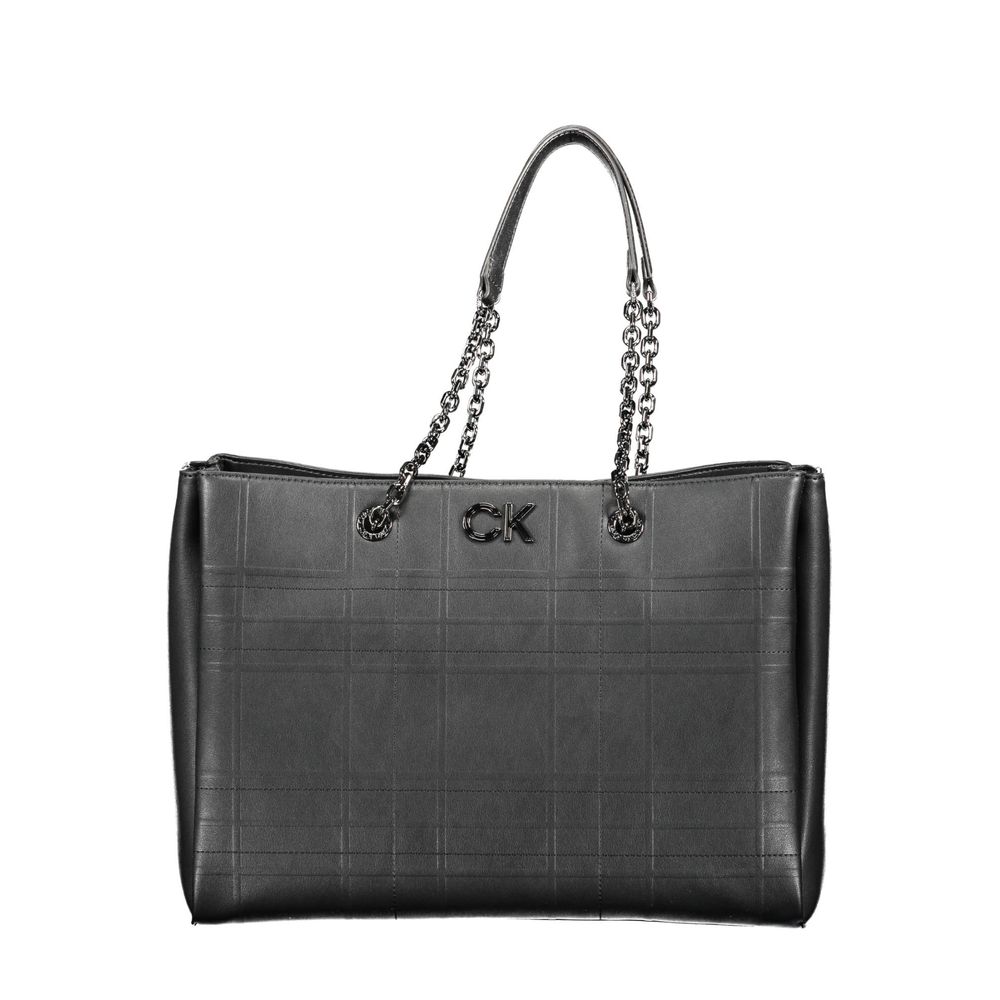 

Черная сумка из полиэстера Calvin Klein, черный