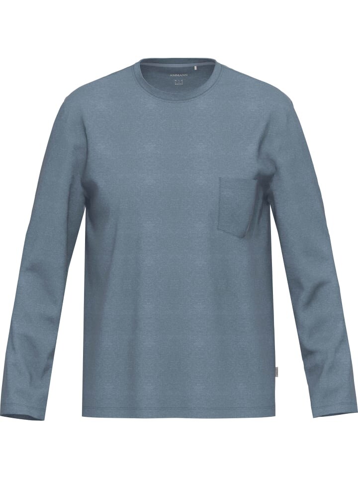 

Ночная рубашка Ammann Bio, цвет jeansblau meliert