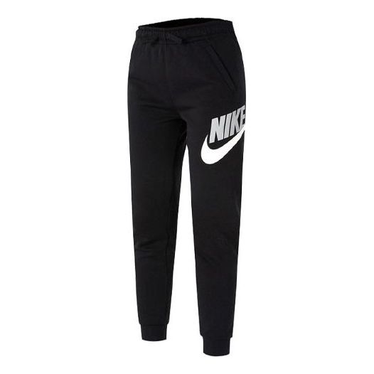 

Брюки logo printing bundle feet sports pants/trousers/joggers boy black Nike, черный