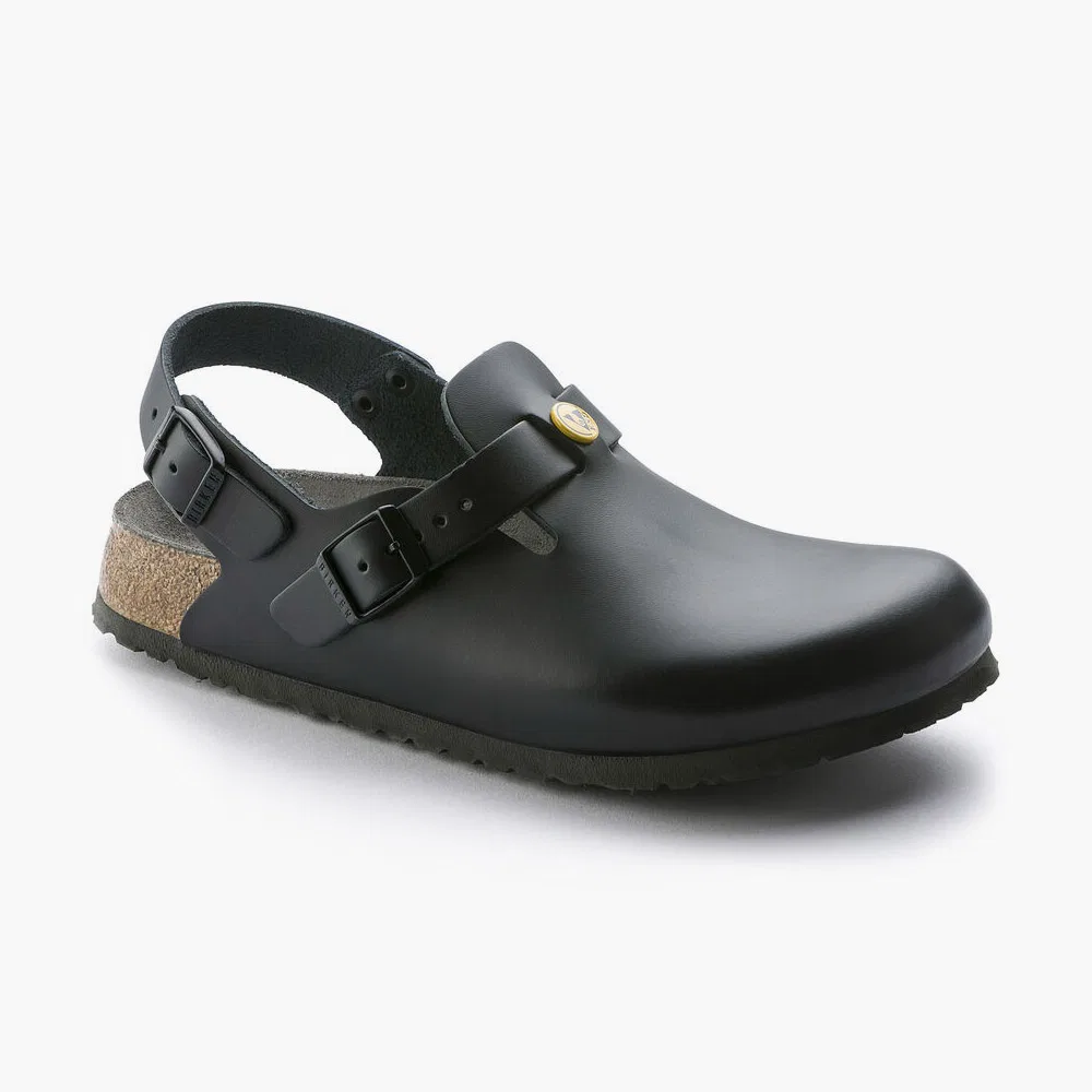Мужские кожаные сандалии Tokio ESD чёрные Regular от Birkenstock