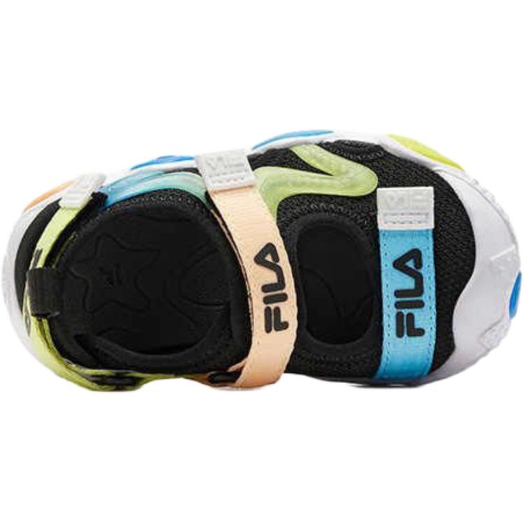 Низкие противоскользящие износостойкие туфли SEASON FSW для малышей FILA KIDS, черный/синий — фото 3