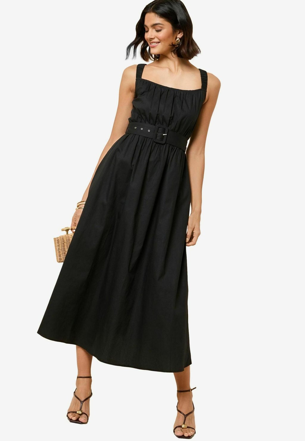 

Повседневное платье REGULAR FIT - RUCHED STRAPPY Friends Like These, черный
