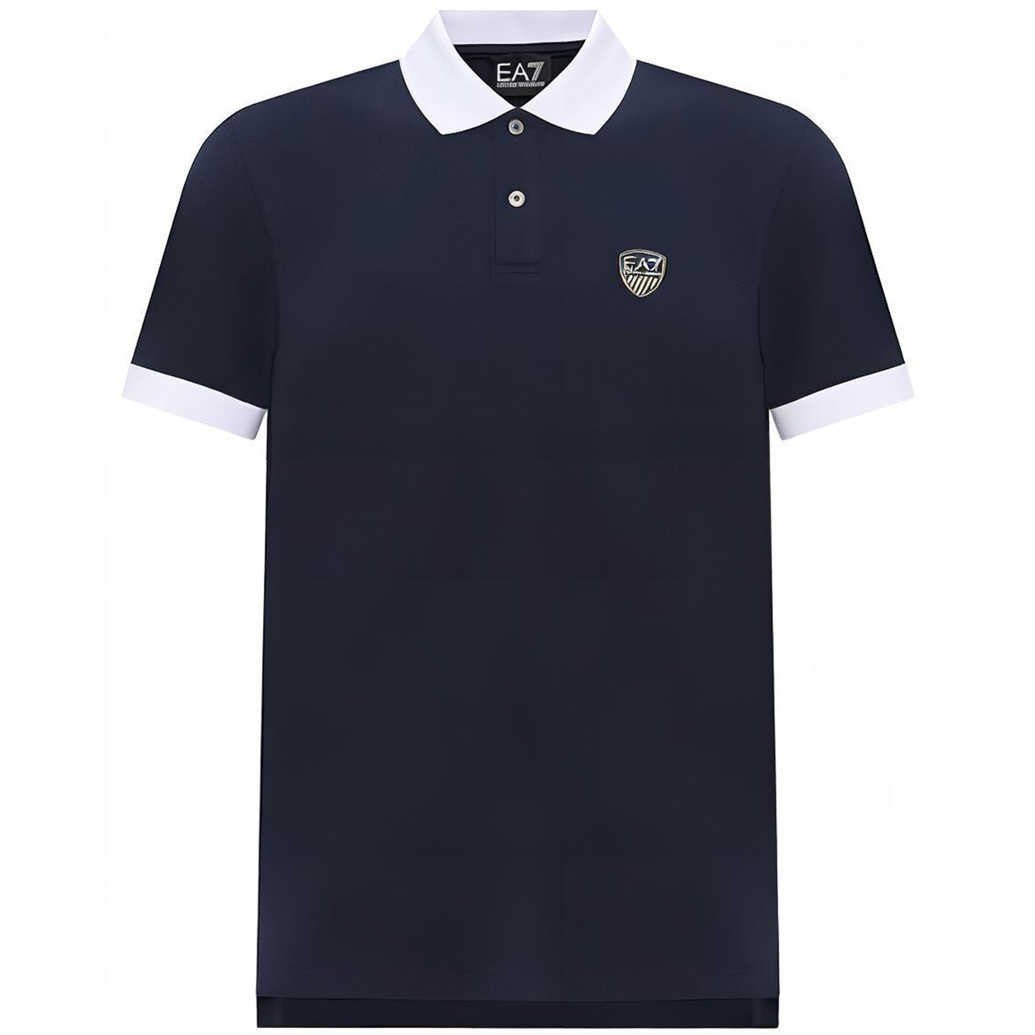 

EMPORIO ARMANI Мужская поло темно-синего цвета, Синий, EMPORIO ARMANI Мужская поло темно-синего цвета