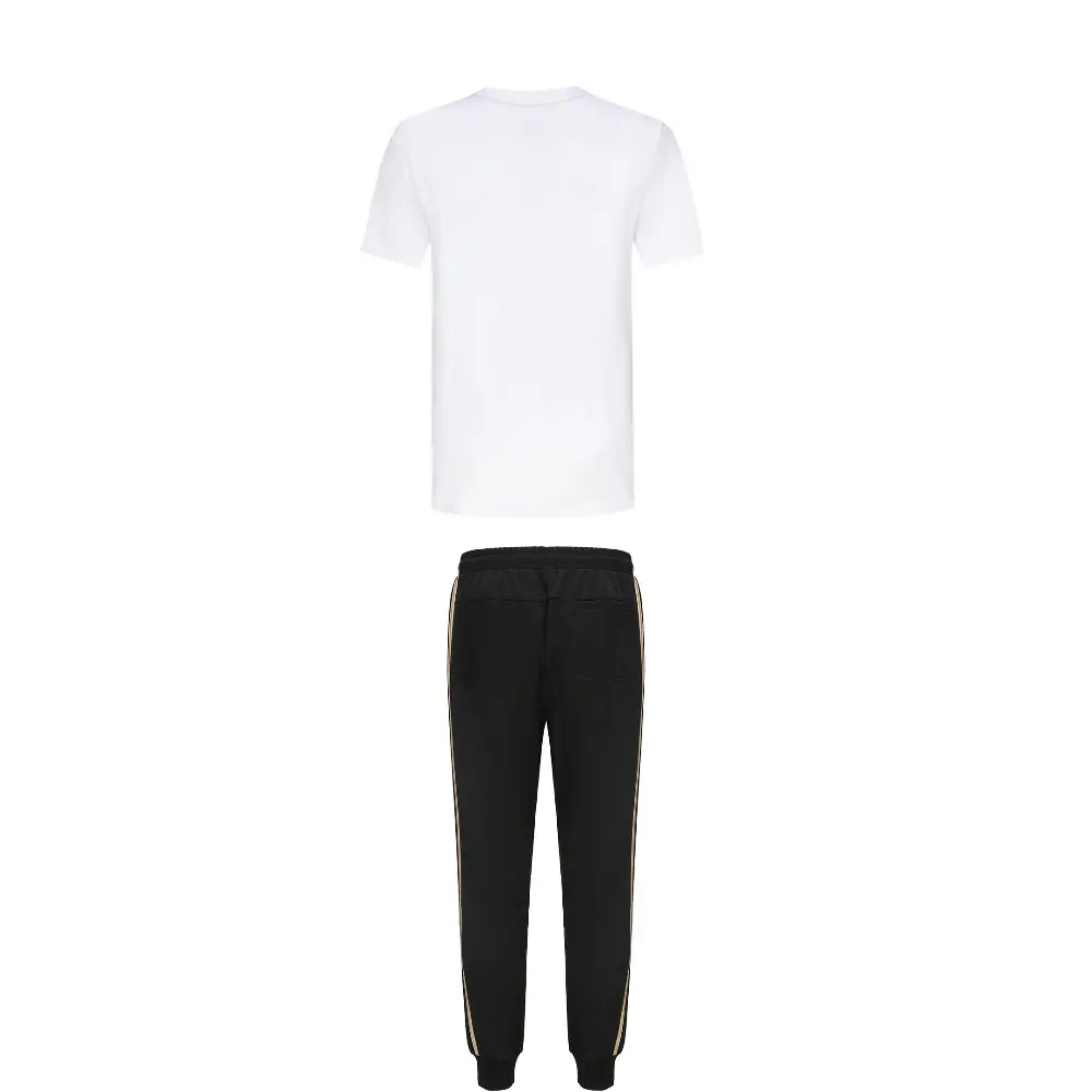 Тхэквондо повседневный спортивный комплект Unisex+черный Adidas, белый/черный — фото 3