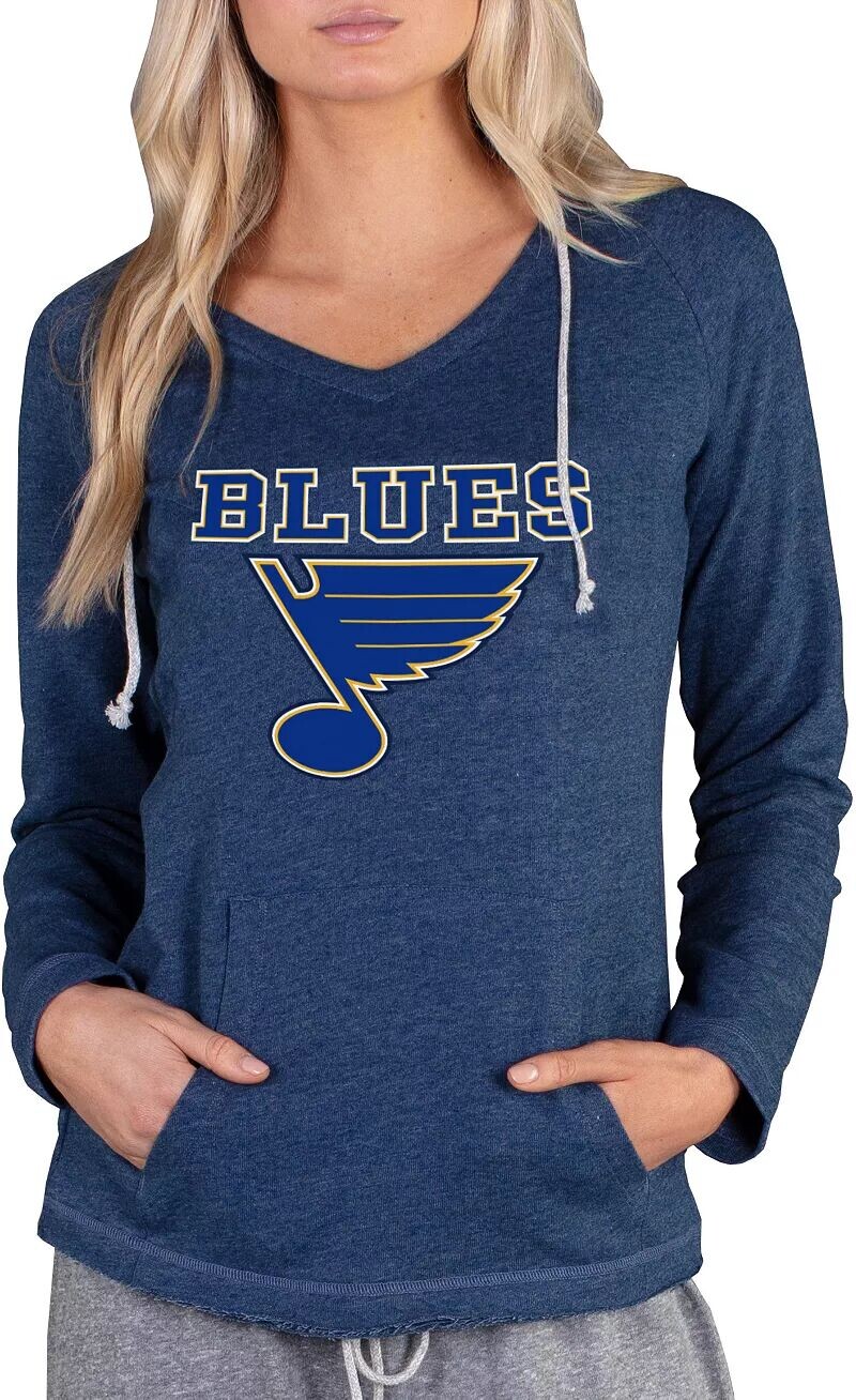

Женская темно-синяя толстовка Concepts Sport St. Louis Blues Mainstream