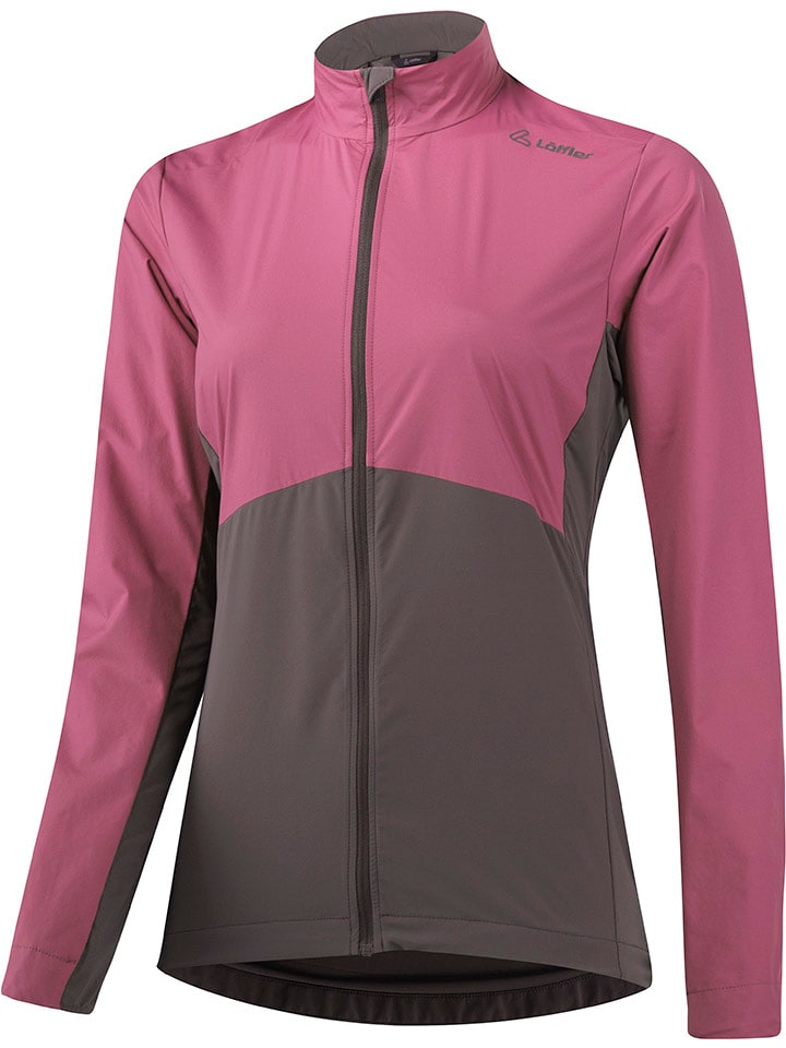 

Куртка софтшелл Löffler Fahrrad-Hybridjacke Streventa, цвет Pink/Grau