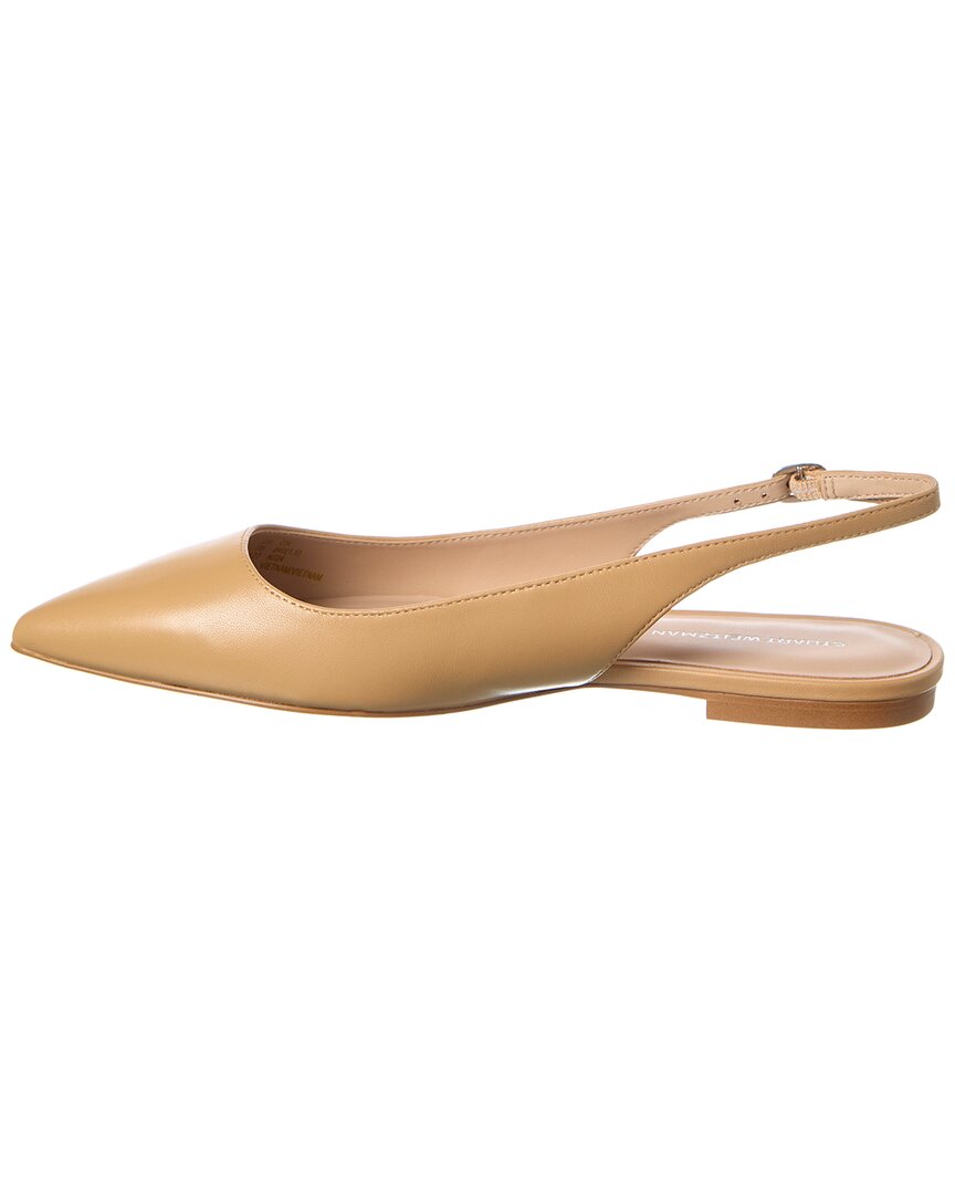 Стюарт Вейцман Кожаные туфли-лодочки на ремешке Stuart Weitzman, розовый — фото 2