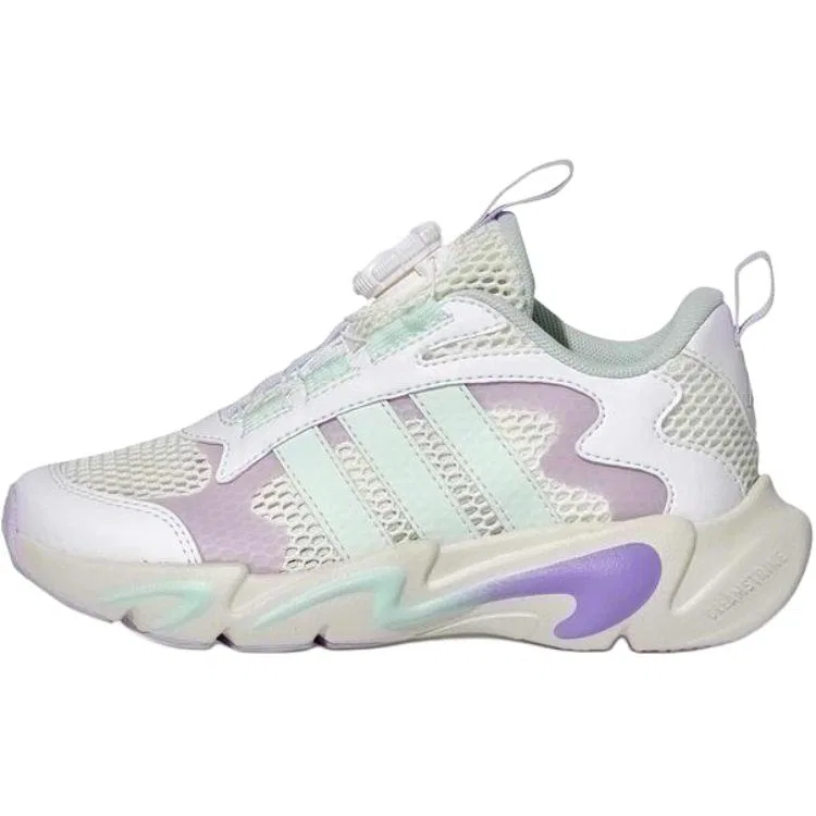 Кроссовки PLAYFLEX HABU низкие детские lifestyle white green purple Kids' Adidas
