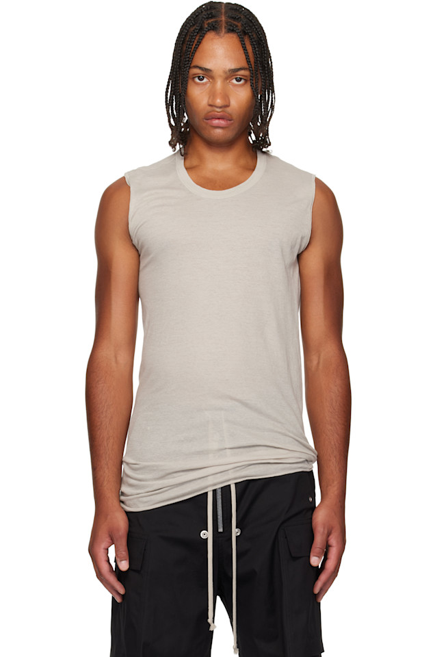 

Rick Owens Базовая майка без рукавов Off White Concordians