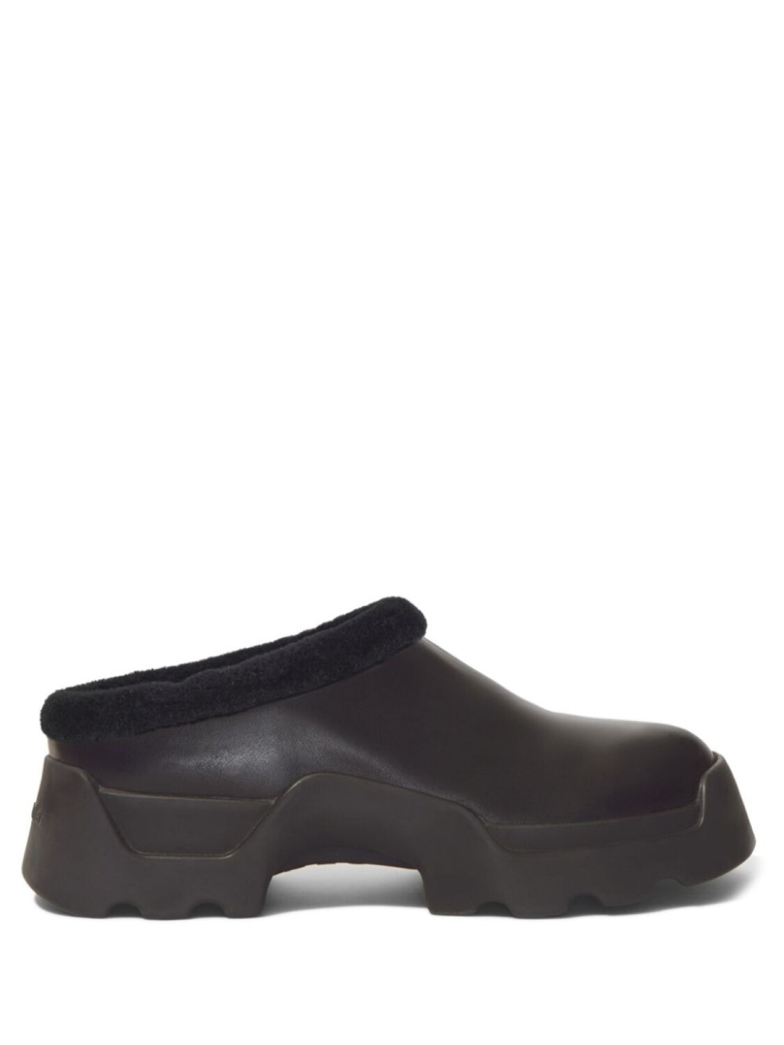 

Proenza Schouler меховые мюли Stomp, черный