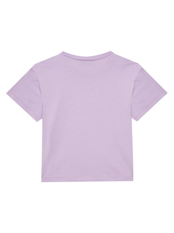 Футболка обычного кроя 3X1SG10I9 United Colors Of Benetton, фиолетовый — фото 2