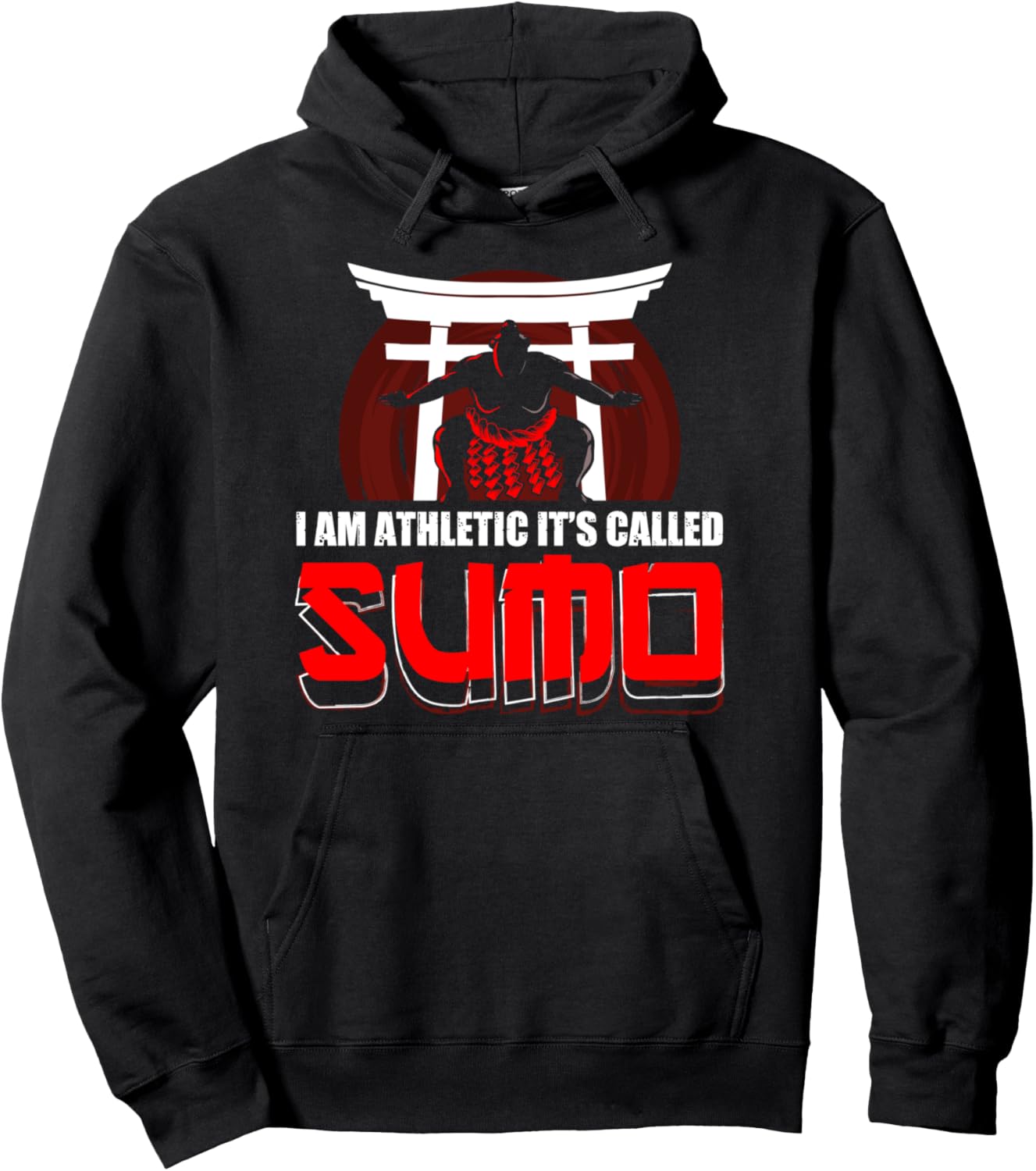

Японская спортивная толстовка Sumoushi Torii Japanese Sumo Wrestling Japanese Martial Arts Clothing, черный