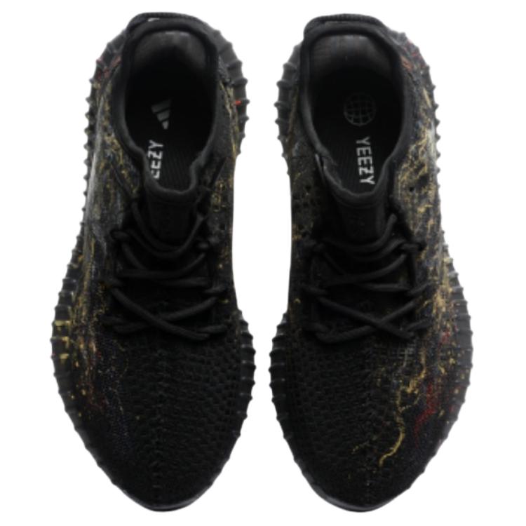 Yeezy Boost 350 V2 амортизирующие и дышащие низкие повседневные кроссовки men's Adidas Originals, черный — фото 4