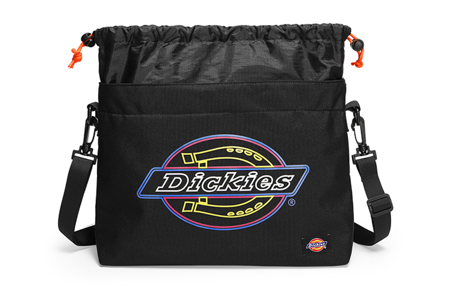 

Dickies Полиэстеровая наплечная сумка через плечо обычная унисекс черная