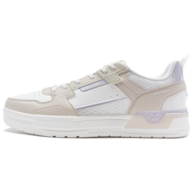 

Кроссовки XTEP Skateboarding Shoes Women's Low-top Beige/Purple, фиолетовый