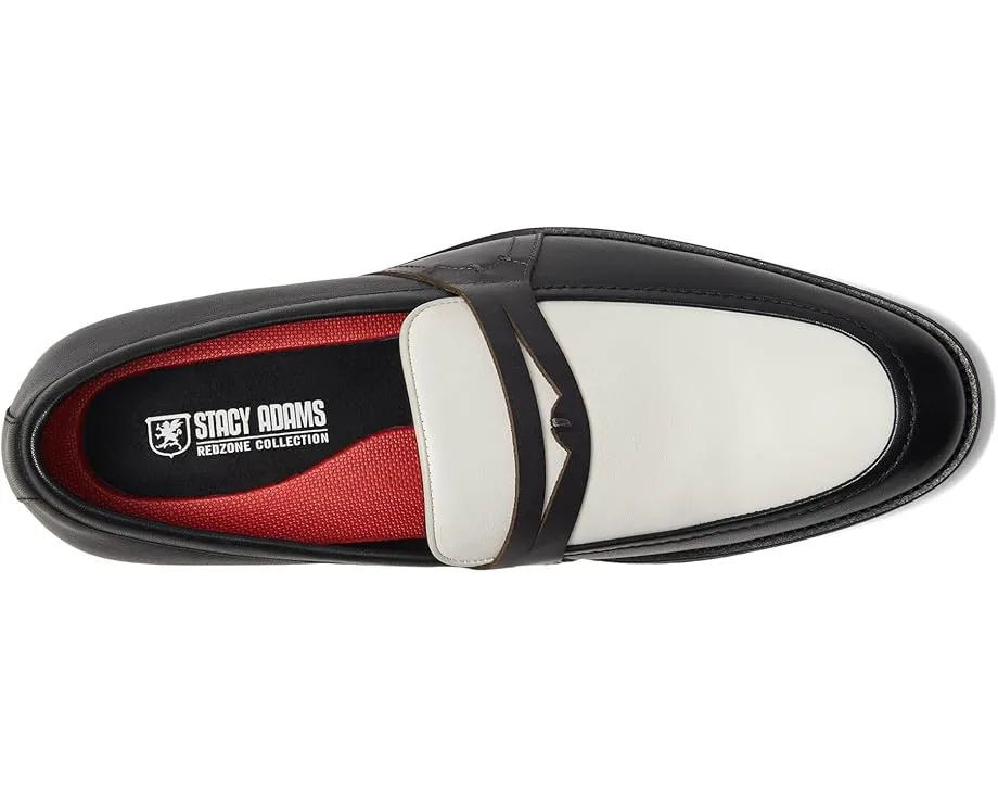 Оксфорды Stacy Adams Prichard Penny Slip-On, Black/Gray/White — фото 2