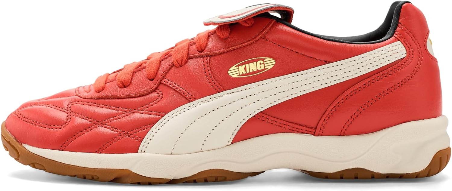 Мужские кроссовки Puma King для зала, слоновая кость/красный — фото 4