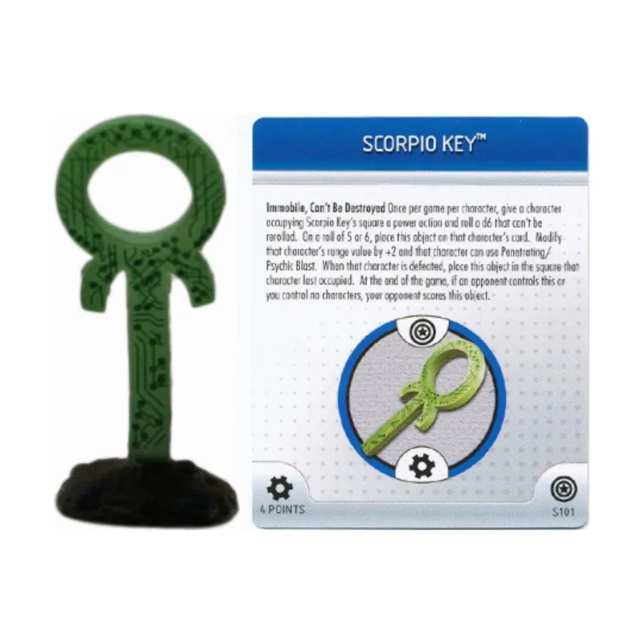 

Ключевой 3D-объект Скорпиона (ограниченное издание) (LE), Marvel HeroClix - Captain America - Singles