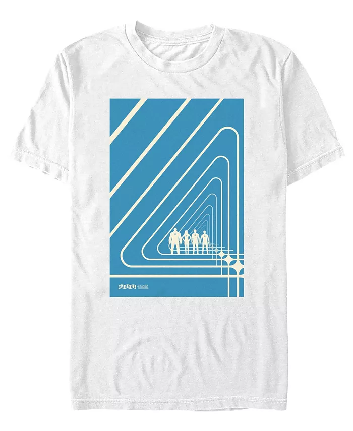 

Мужская футболка с театральным постером "Фантастическая четверка: Первые шаги" Fifth Sun, белый