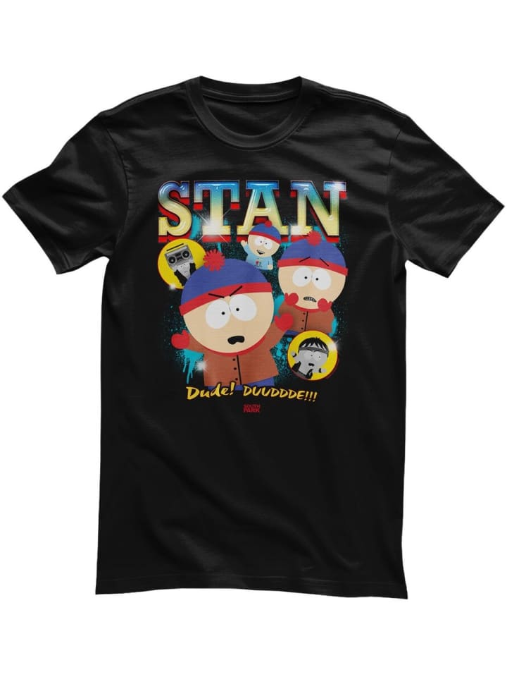 

Футболка "South Park Stan Bootleg Rap T-Shirt" черного цвета, Черный, Футболка "South Park Stan Bootleg Rap T-Shirt" черного цвета