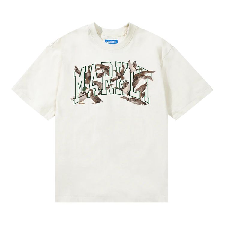 

Футболка Market Duck Pond T-Shirt Ecru, кремовый