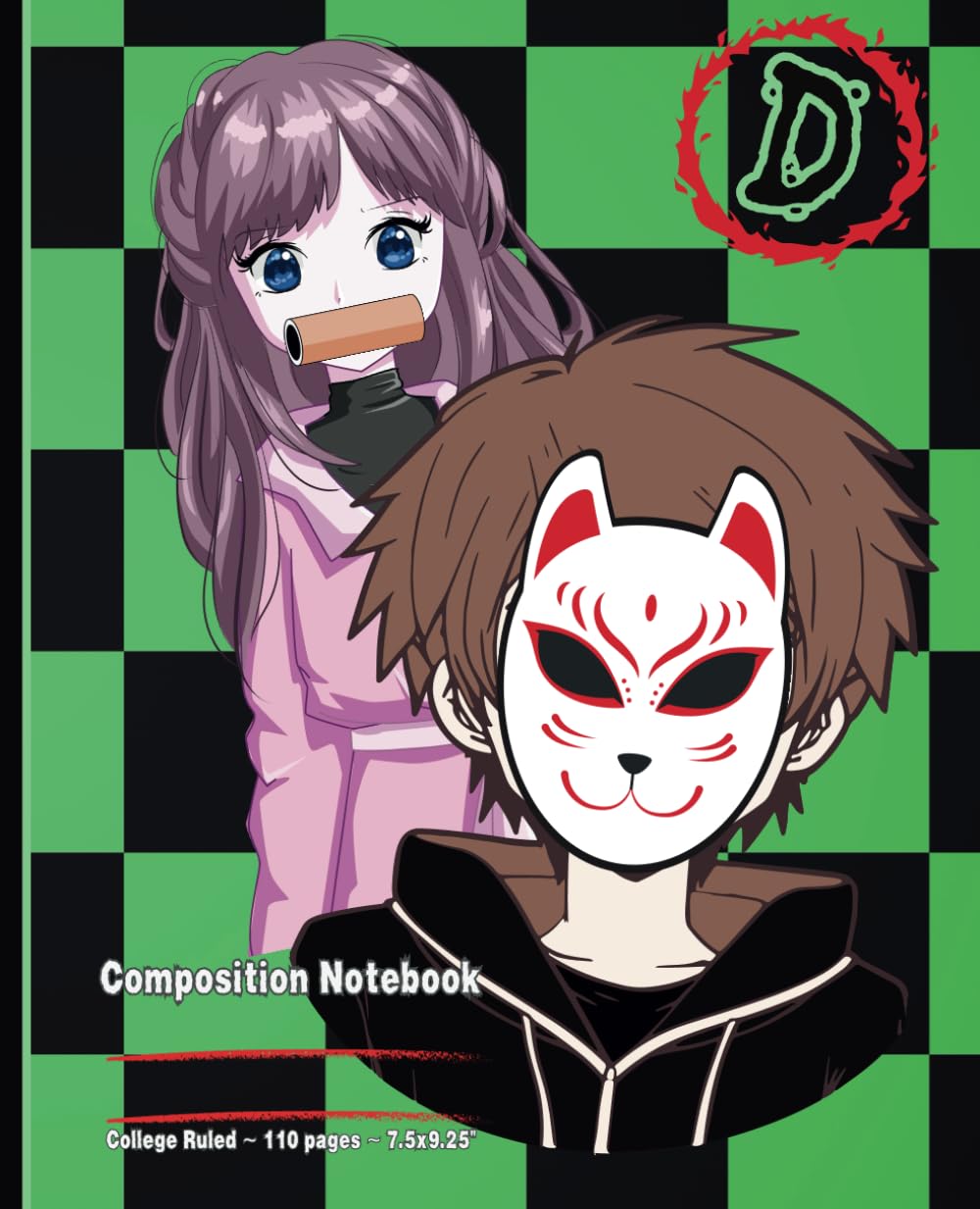 

Composition Notebook Anime Brother and Demon Sister: College Ruled, 110 pages, 7.5 x 9.25” | Writing Journal for School, Work or Personal use | For Anime Fans! (Independently published)