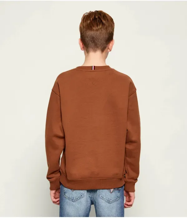 Толстовка regular fit Tommy Hilfiger, коричневый — фото 3