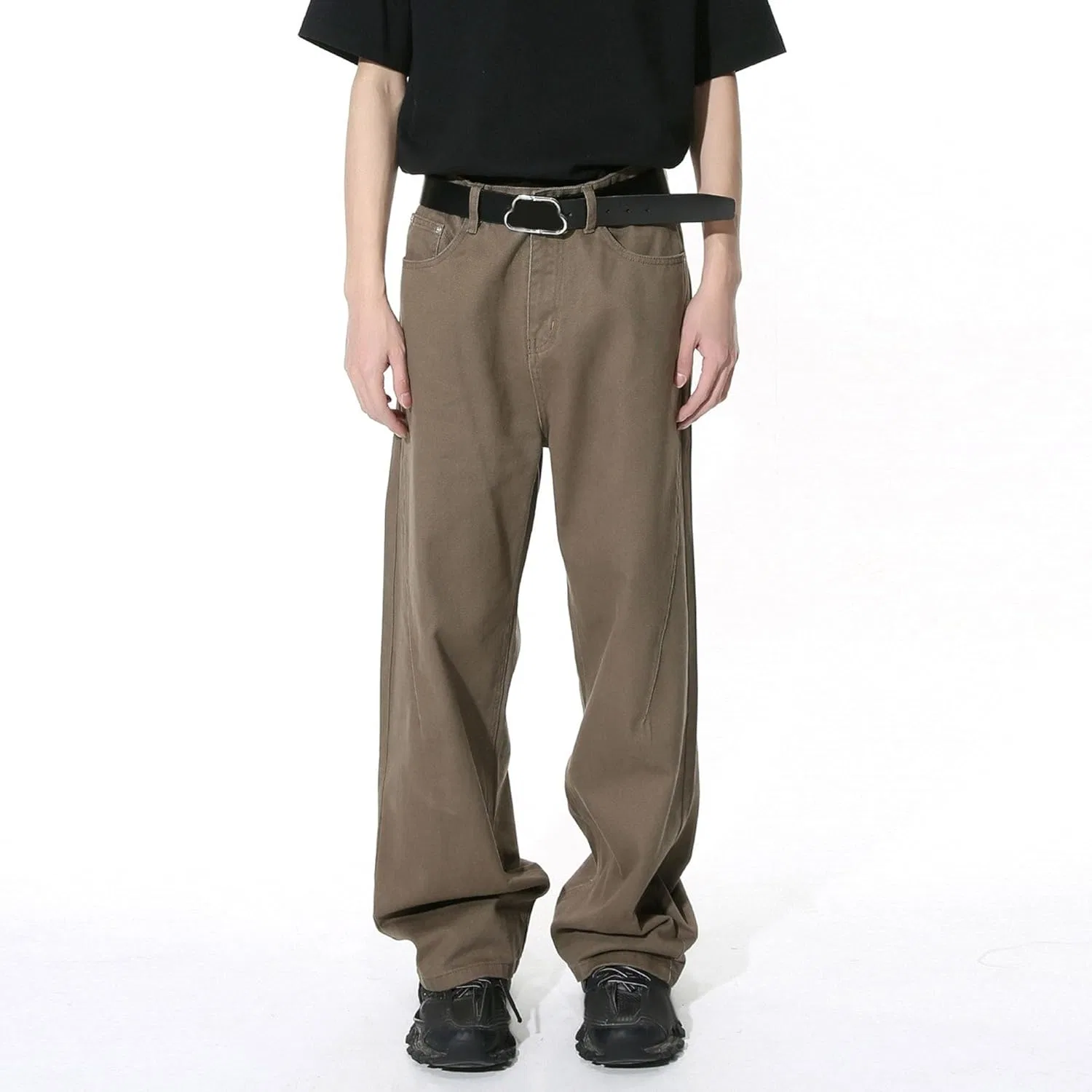Брюки свободные Dark Khaki5 — фото 4