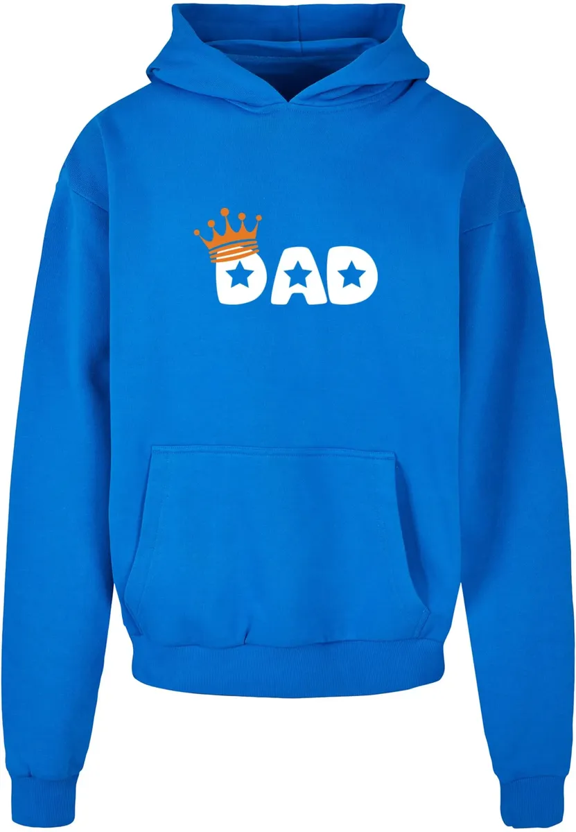 

Толстовка с капюшоном Merchcode " Merchcode Men's Fathers Day - King Dad Ultra Heavy Hoody", синий