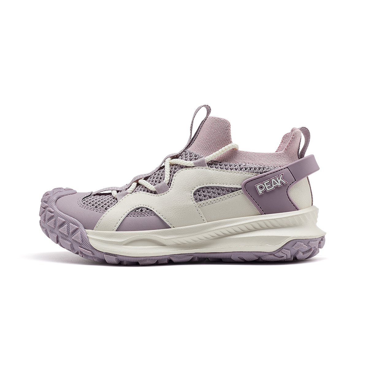 

Скользящие, устойчивые к истиранию, амортизирующие, дышащие, легкие, амортизирующие детские повседневные кроссовки для подростков PEAK, темно-фиолетовый