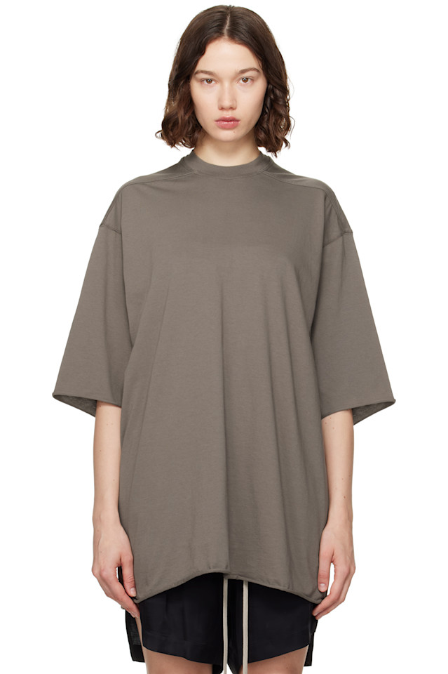 

Футболка Hollywood Jumbo SS Rick Owens, цвет dust