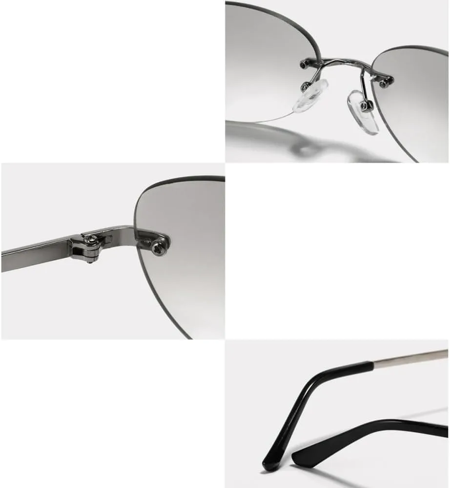 

Солнцезащитные очки-маска в стиле стимпанк 2027 года для женщин, мужчин, в стиле панк, для активного отдыха, с защитой от УФ-излучения UV400 MTZJH, Clear Silver