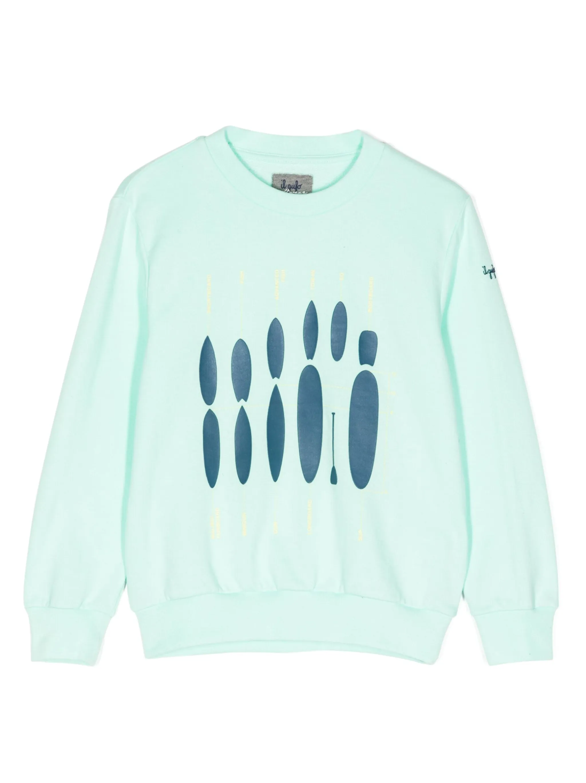 

Джемпер с графичным принтом Il Gufo, зеленый