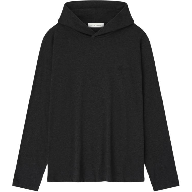 

FW25 Holiday 2025 Женский худи с капюшоном и длинными рукавами классического кроя Fear Of God Essentials, черный