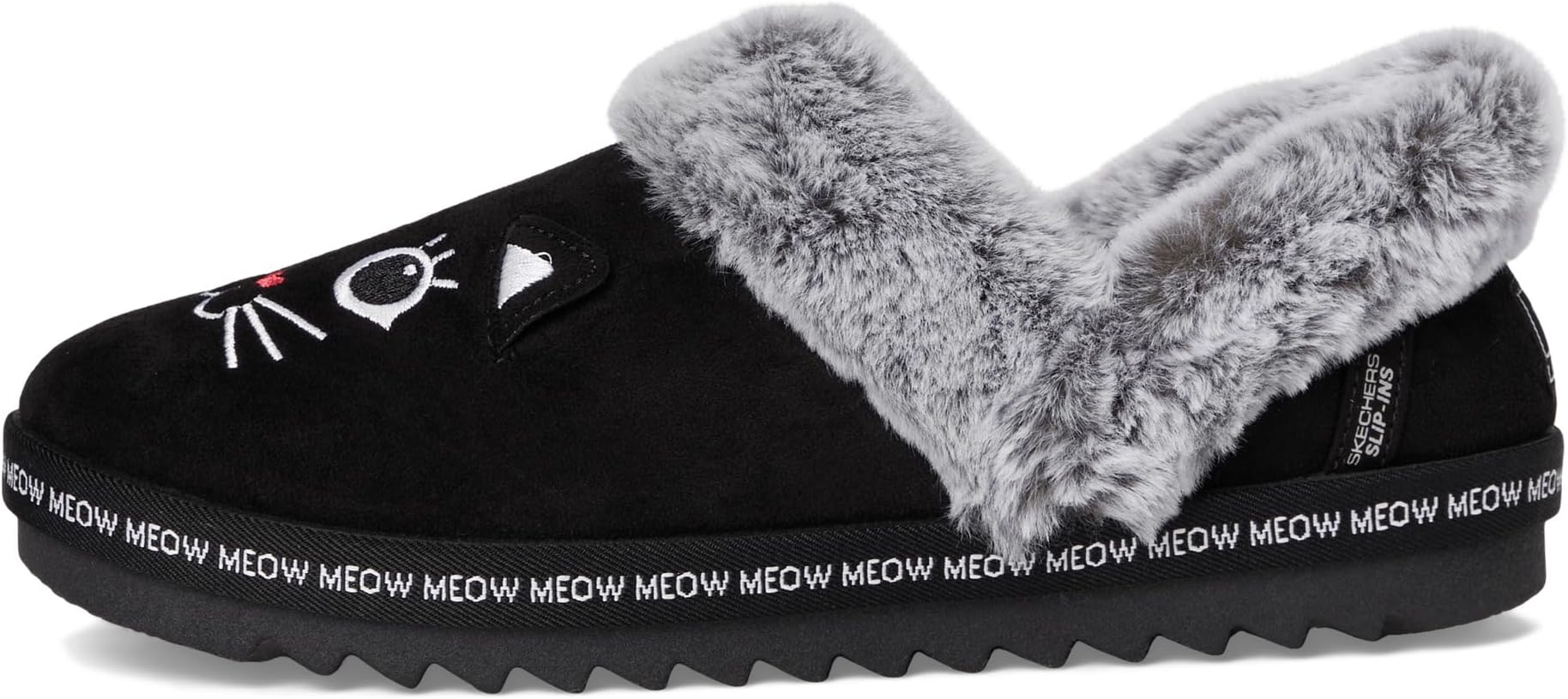 Тапочки BOBS from SKECHERS Women's Bobs Cozy Kiss - Paw Jams, Black — фото 4