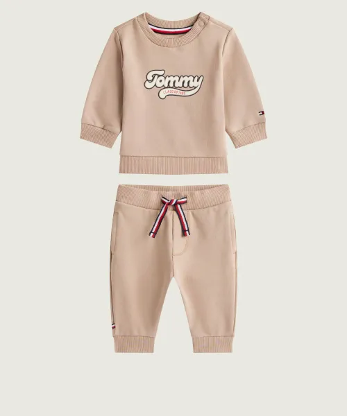 

Спортивный костюм Regular fit Tommy Hilfiger, бежевый