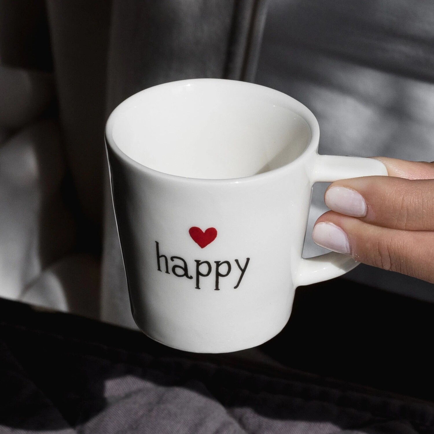 

Набор из 2 чашек для эспрессо - Happy Cuore Simple Day