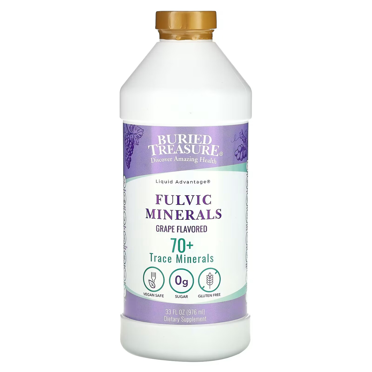 

Добавка Buried Treasure Fulvic Minerals виноград, 976 мл