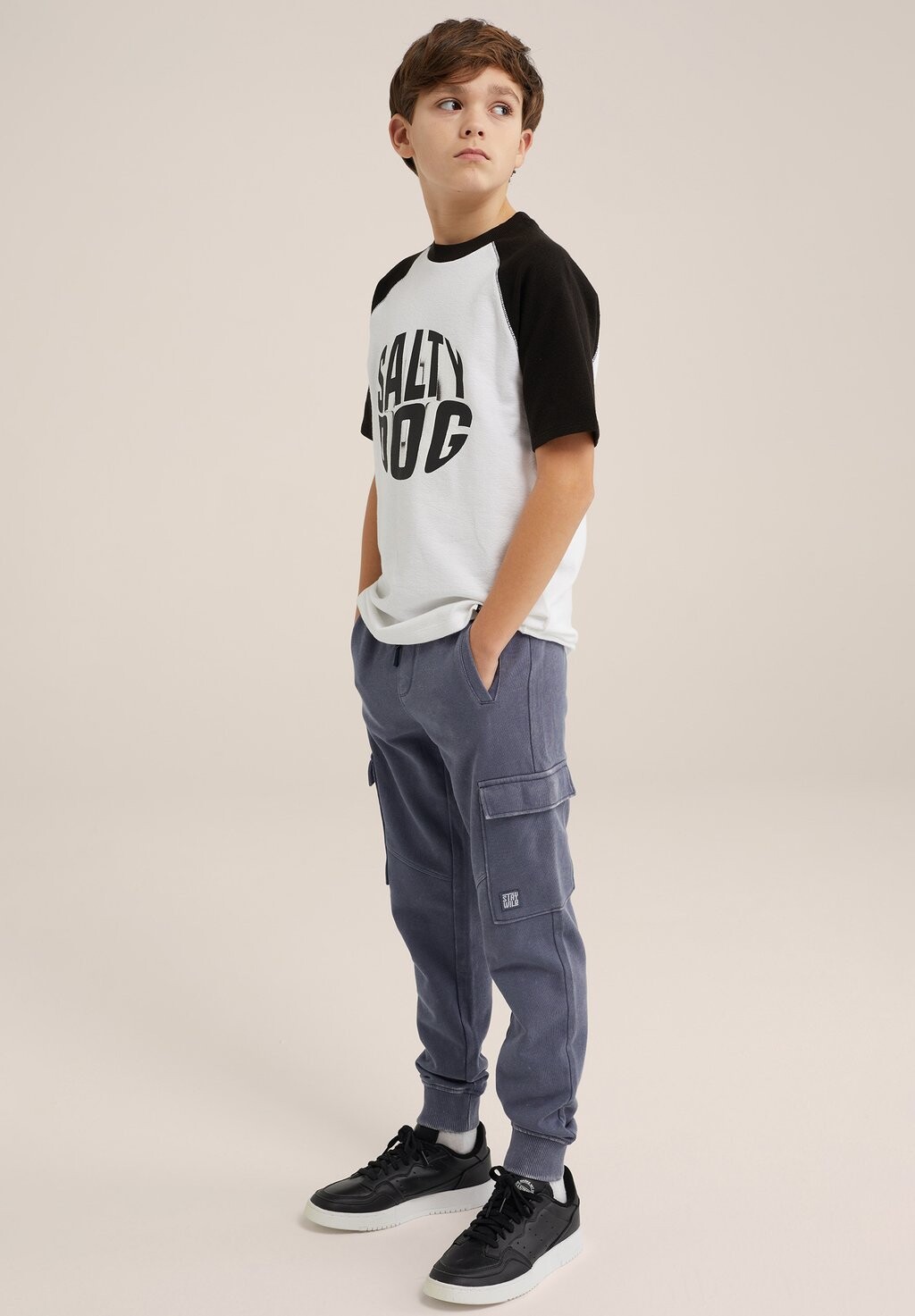 

Футболка с принтом SALTY DOG WE Fashion, цвет black