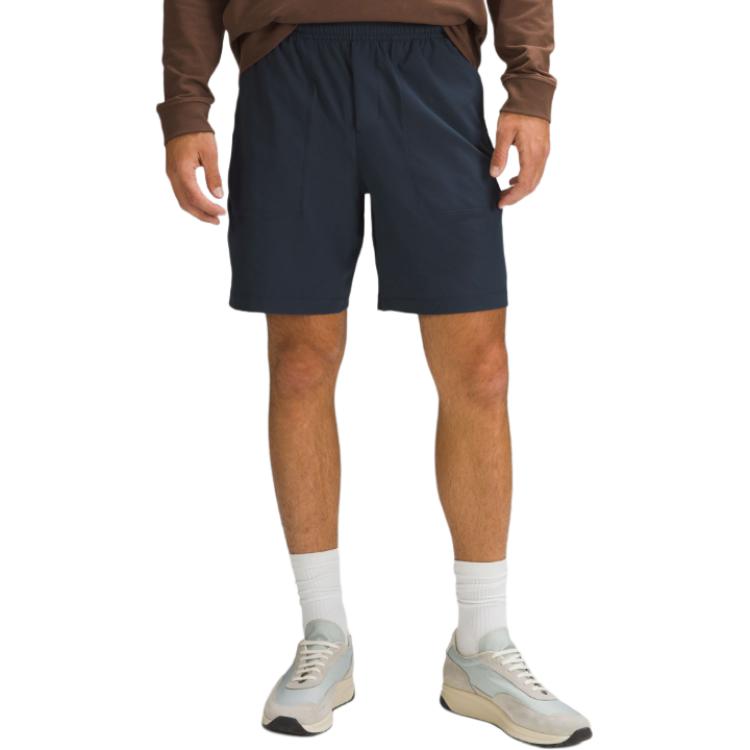 

Боулайн повседневные шорты мужские Lululemon, синий/темно-синий